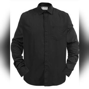 DIXXON Classic Black Dress Shirt